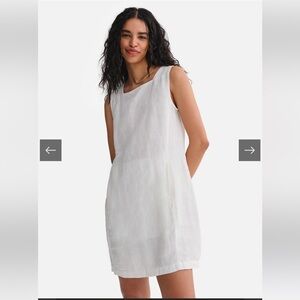MATE the label white linen dress